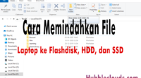 cara memindahkan file dari laptop ke flash disk